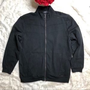 Calvin Klein Black Zip Up Pullover Jacket